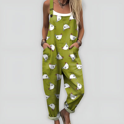 Anja™ - Komfortabel og Stilfuld Jumpsuit med Løs Pasform