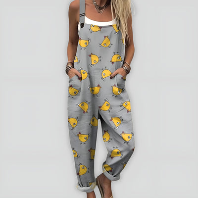 Anja™ - Komfortabel og Stilfuld Jumpsuit med Løs Pasform