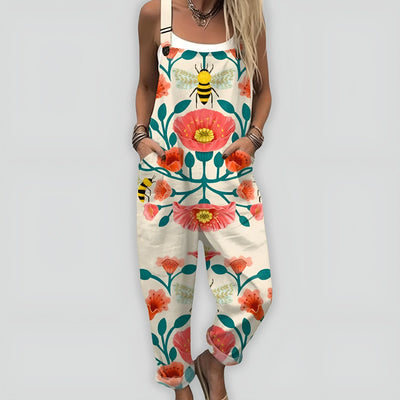 Anja™ - Komfortabel og Stilfuld Jumpsuit med Løs Pasform