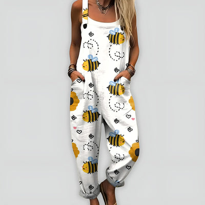 Anja™ - Komfortabel og Stilfuld Jumpsuit med Løs Pasform