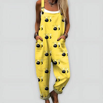 Anja™ - Komfortabel og Stilfuld Jumpsuit med Løs Pasform