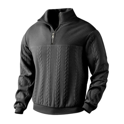 Henry | Premium sweatshirt med kvart lynlås