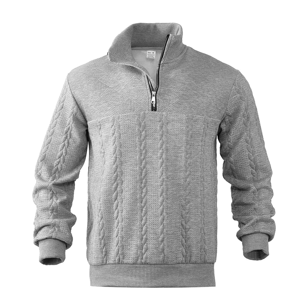 Henry | Premium sweatshirt med kvart lynlås