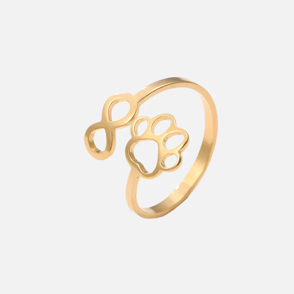 Infinity Paw Justerbar Ring