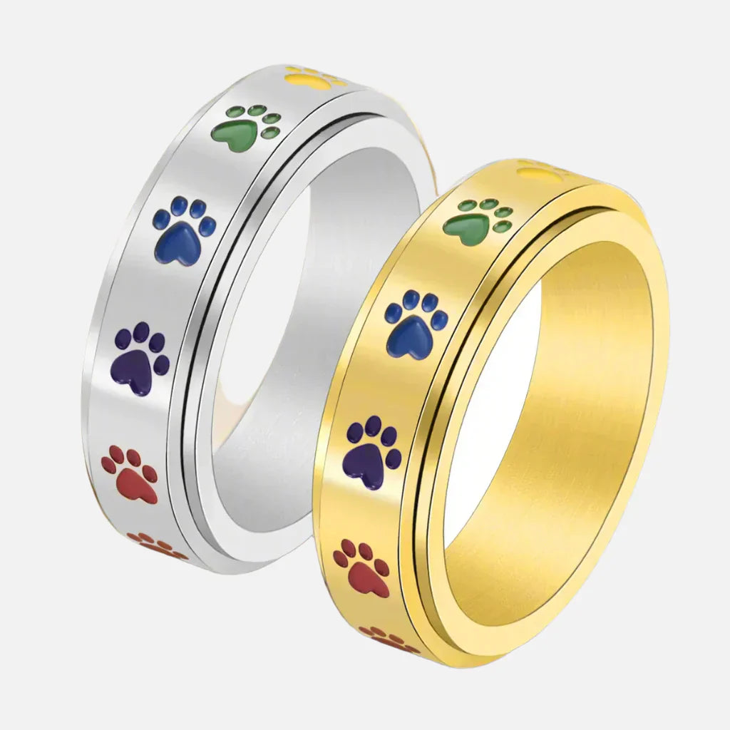 Regnbue Spin Stress Ring