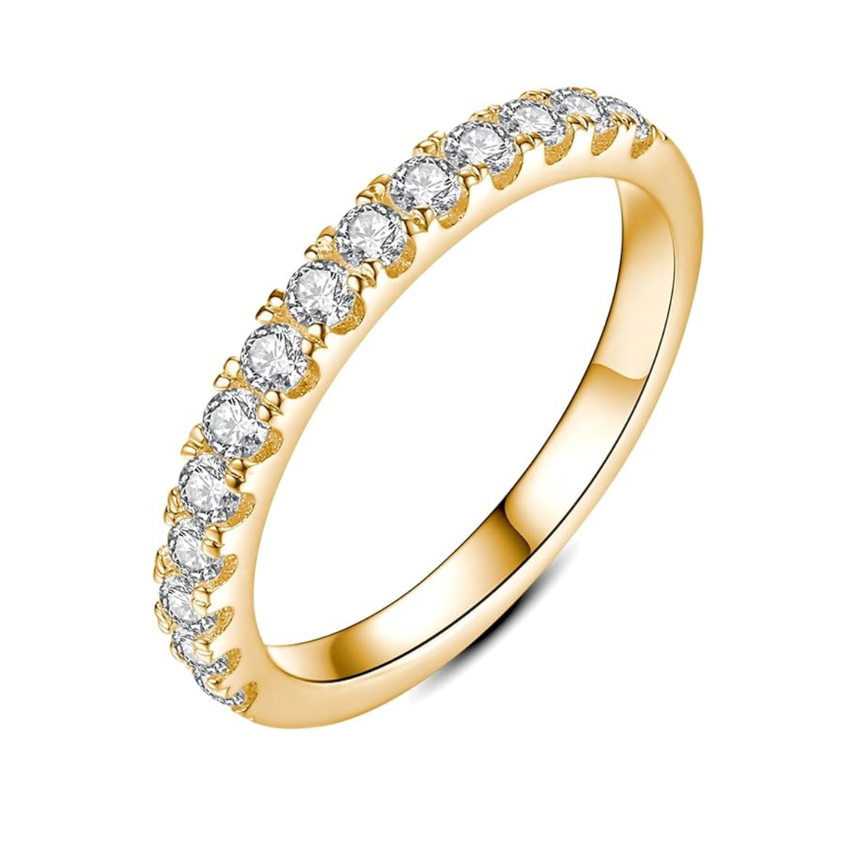 Bryllupsring i Moissanite