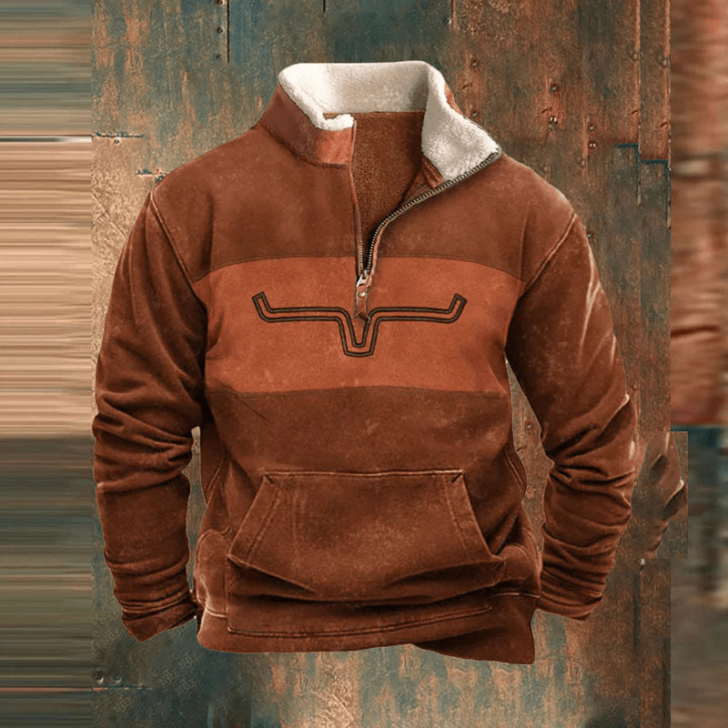 Dakota™ | Grafisk Zip-Up Sweatshirt til Mænd