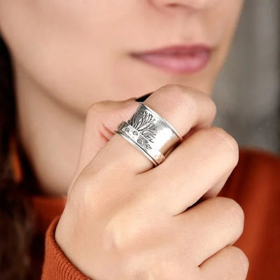 Livets Træ Spinner Meditationsring