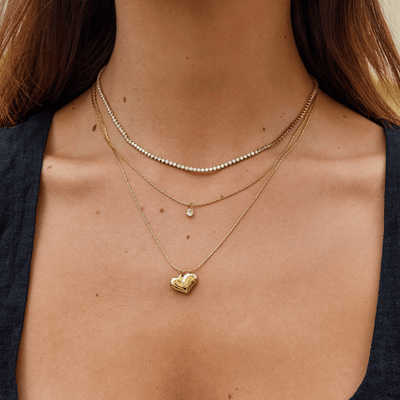 Amari Heartbeat Charm Halskæde