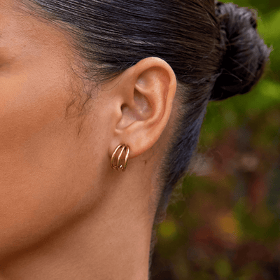 Anaya Triple Radiance Hoops