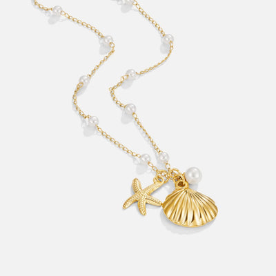 Aria Shell Charm Halskæde