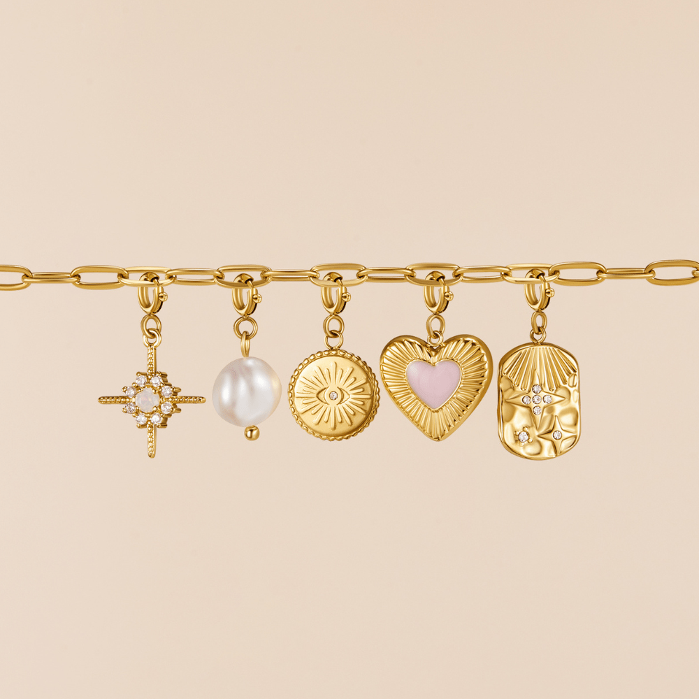 Strålende Rose Glow Charm