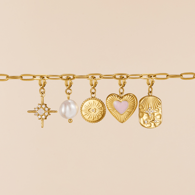 Strålende Rose Glow Charm