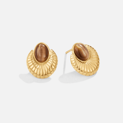 Guld Tiger Eye Luxe Charm