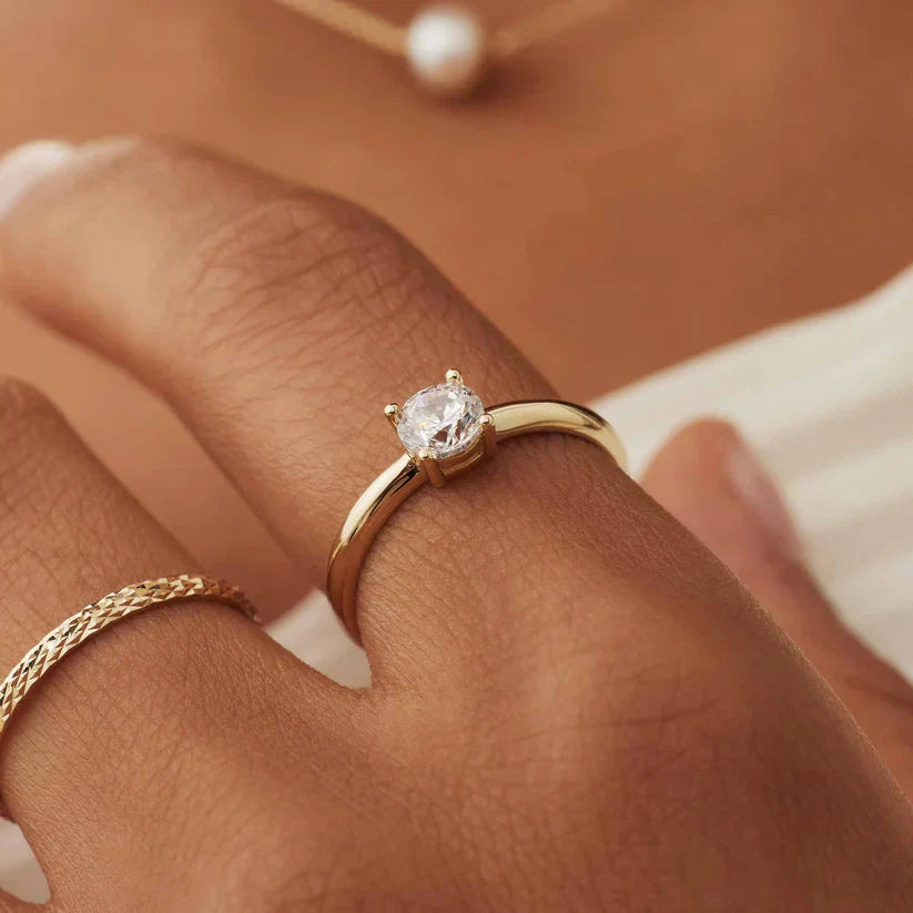Guld Mira Castelle Ring