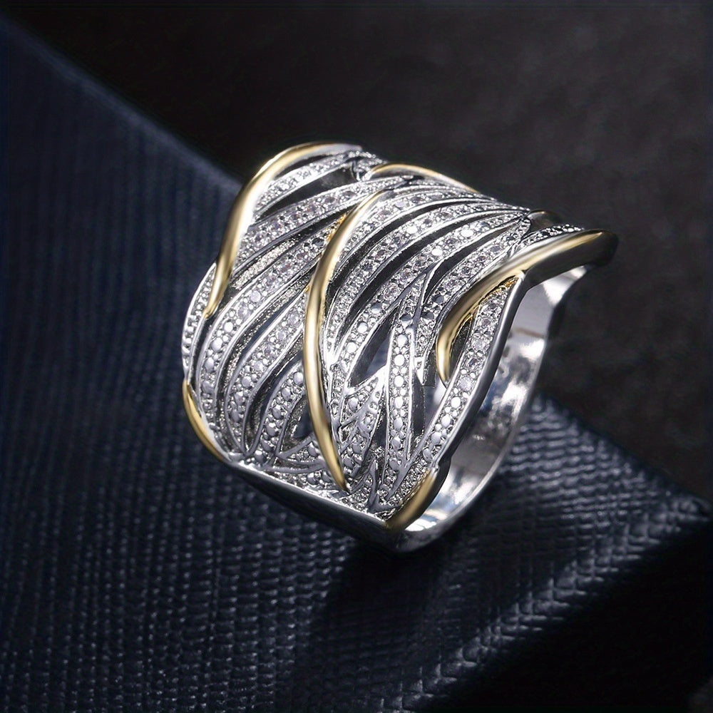 Elegant flerlaget snoet ring