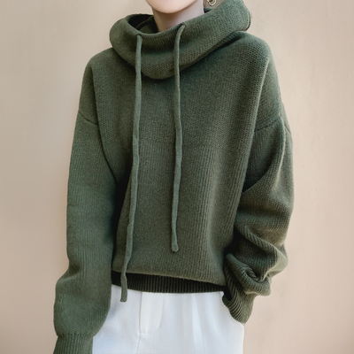 Lia - Elegant Højhalset Sweater