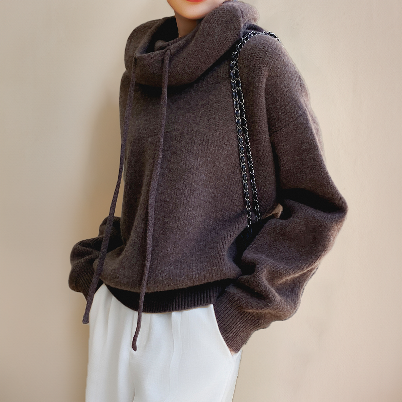 Lia - Elegant Højhalset Sweater