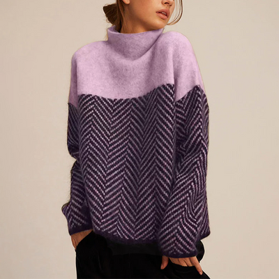 Isabelle - Trendy Højhalset Bluse