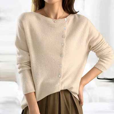 Camille™ | Sophisticated Wool Cardigan