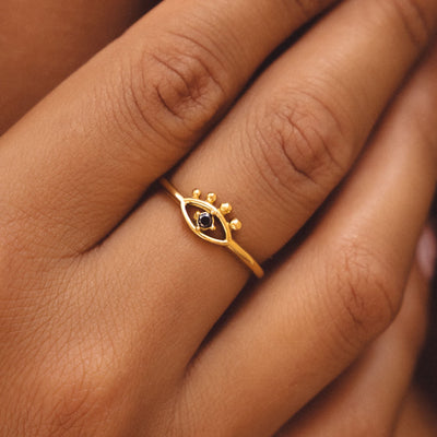 Bague Øje Malin – Mystikkens Glans