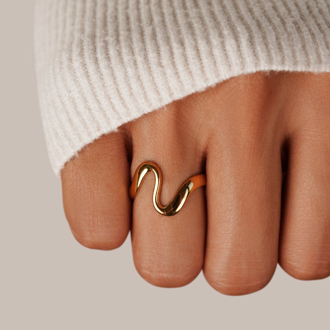 Bølget Guldring