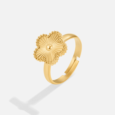 Guldkleeblad-ring