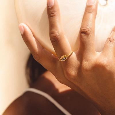 Bague Øje Malin – Mystikkens Glans