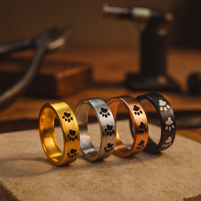 PawPrint Artisan Ring