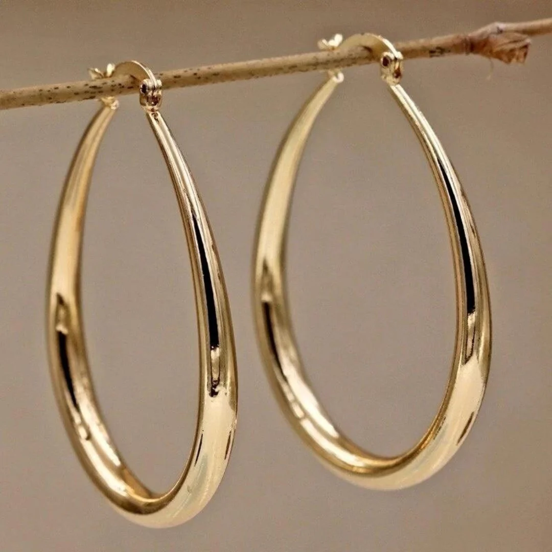 Vintage guld hoops