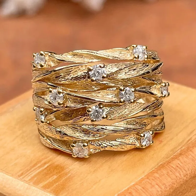 Vintage Ring i Guld