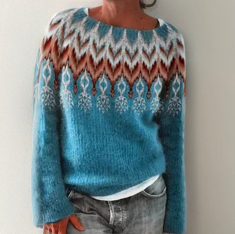 Medea - Blød Marin Pullover