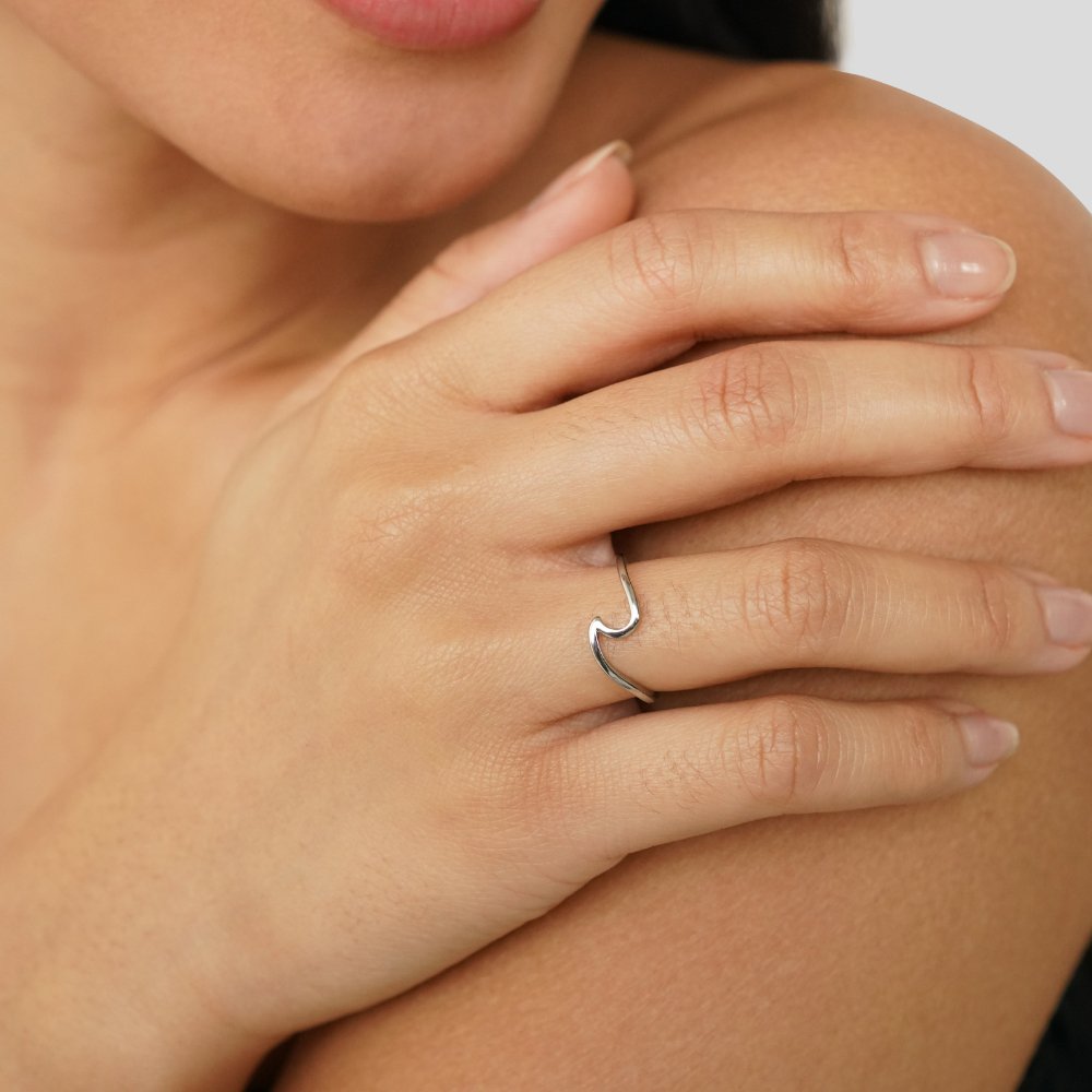 Imari Sølv Bølge Ring