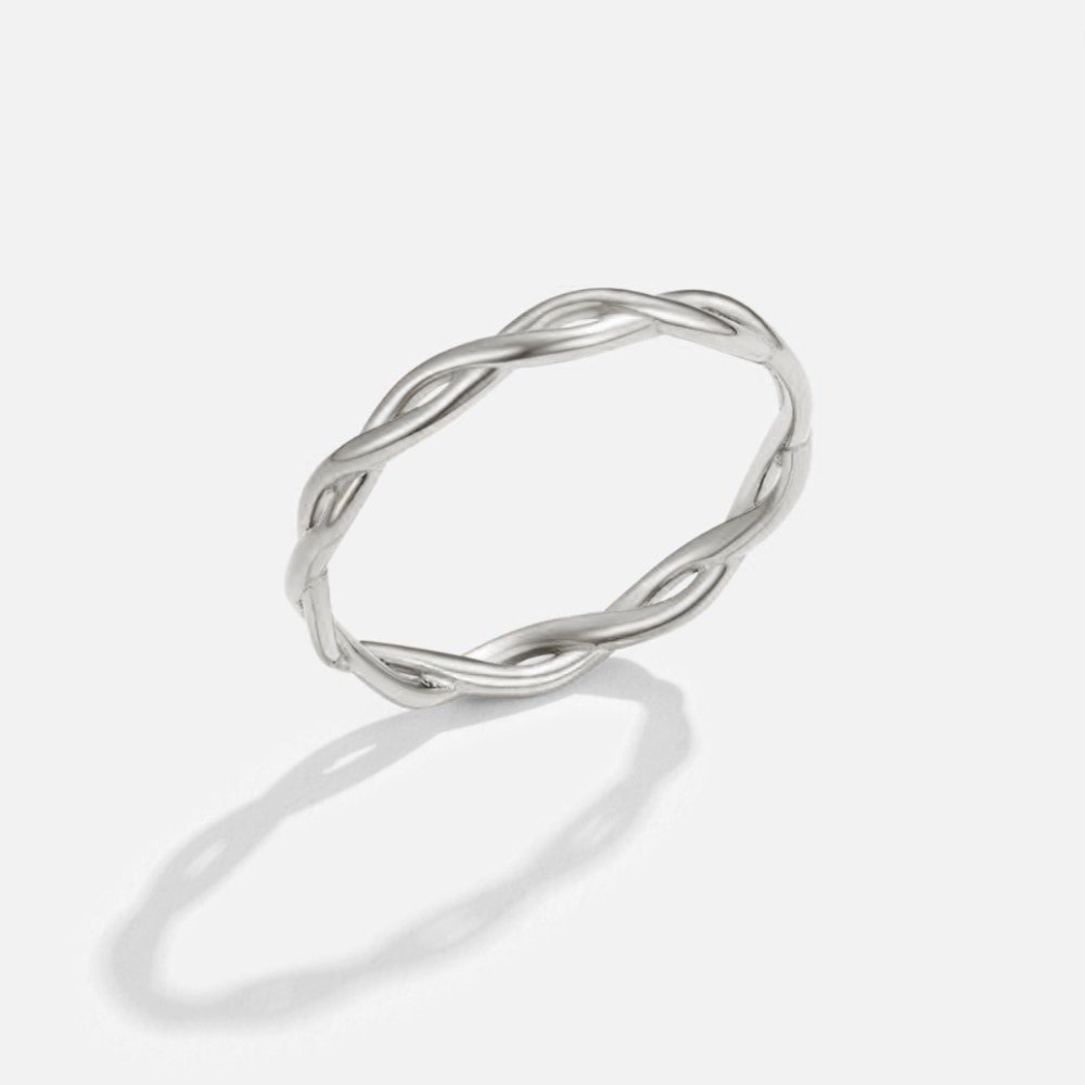 Infinity 18K Sølv Dreje-Ring