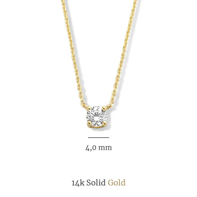 Cléa Moissanite Stensæt | Guld