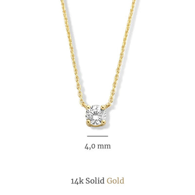 Cléa Moissanite Stensæt | Guld