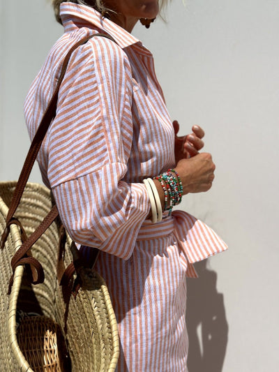 Lotte | Klassisk Striped Shirt Dress