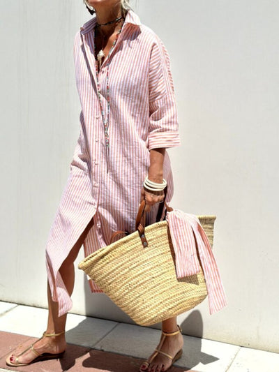 Lotte | Klassisk Striped Shirt Dress