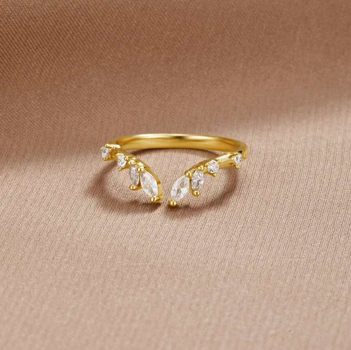Frieden - Ring i Guld Krystal