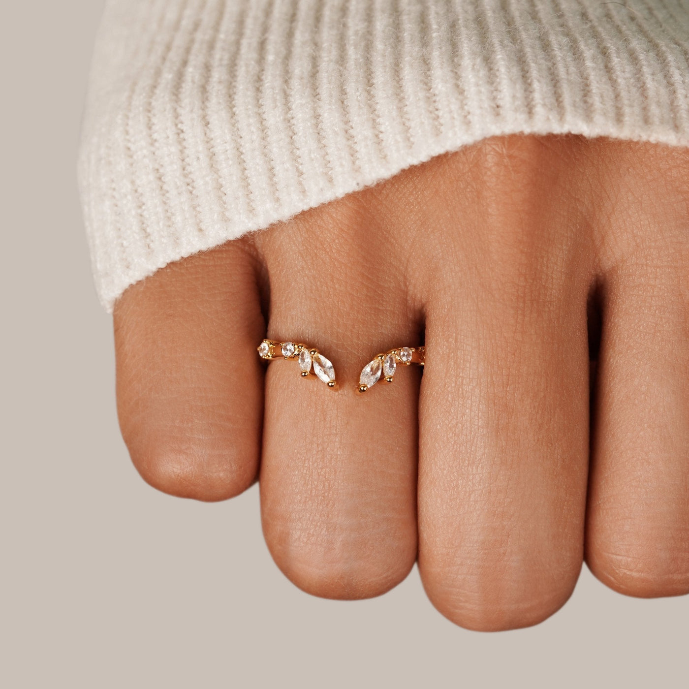 Frieden - Ring i Guld Krystal
