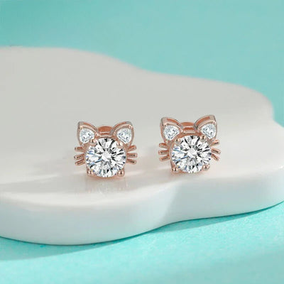 Luxe Moissanite Rose Øreringe