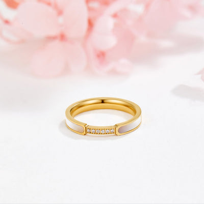 Unity - Perle- & Krystalring