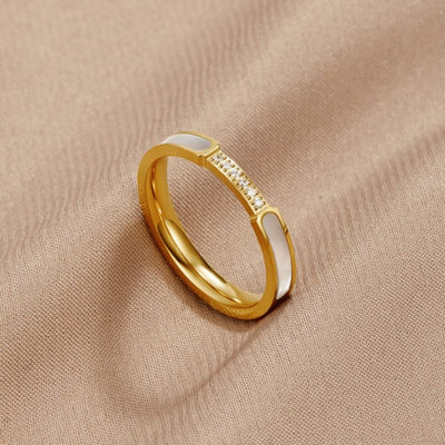 Unity - Perle- & Krystalring