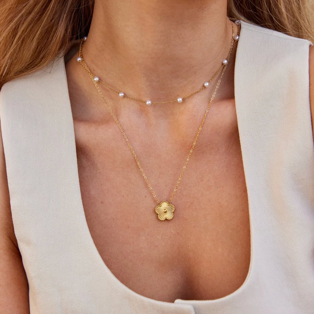 Collier Nura med Perle