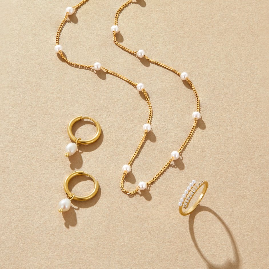 Collier Nura med Perle