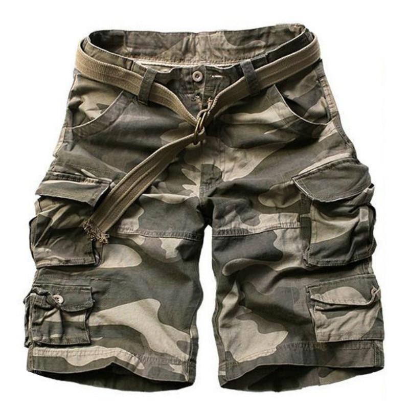 Bastian | Stilfulde Camouflage Cargo Shorts