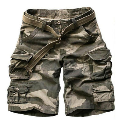 Bastian | Stilfulde Camouflage Cargo Shorts