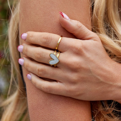 'Pure Heart' Guld ring