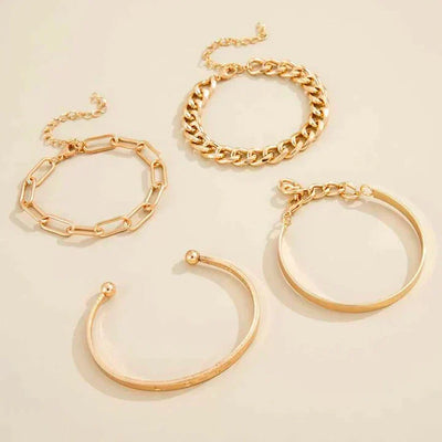 Elan Mercer Guld Armbånd Sæt