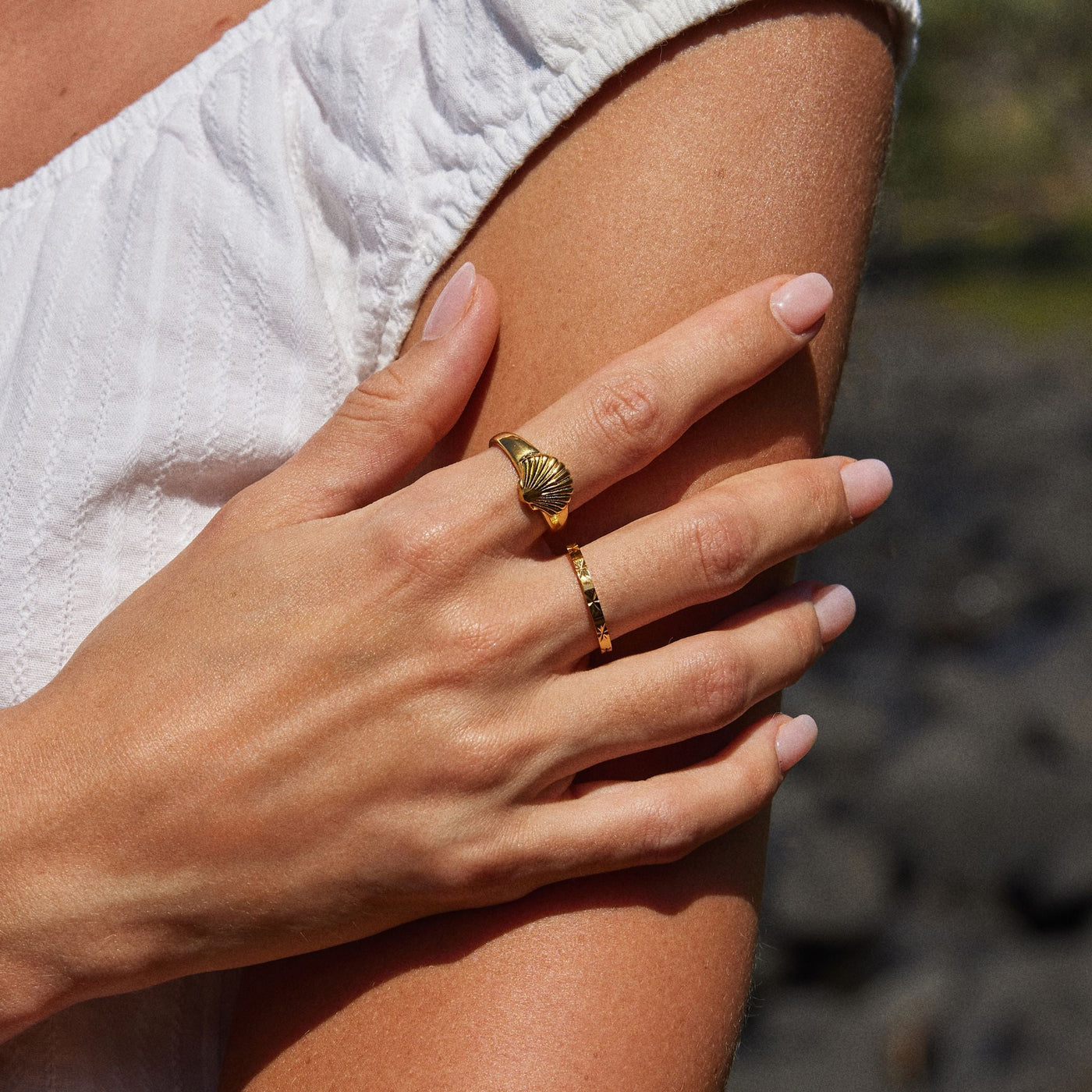 Éclat Marin – Elegant Ring